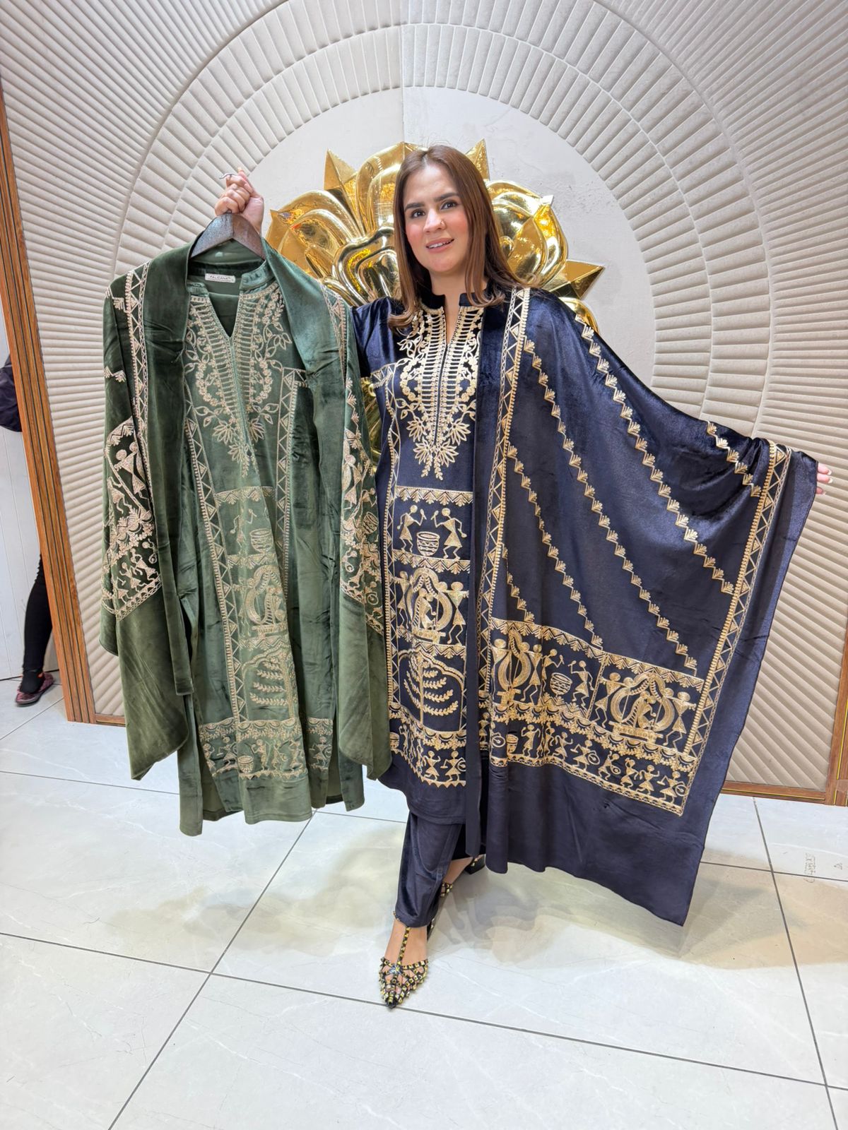Beautiful Latest Woolen Suit PC2390
