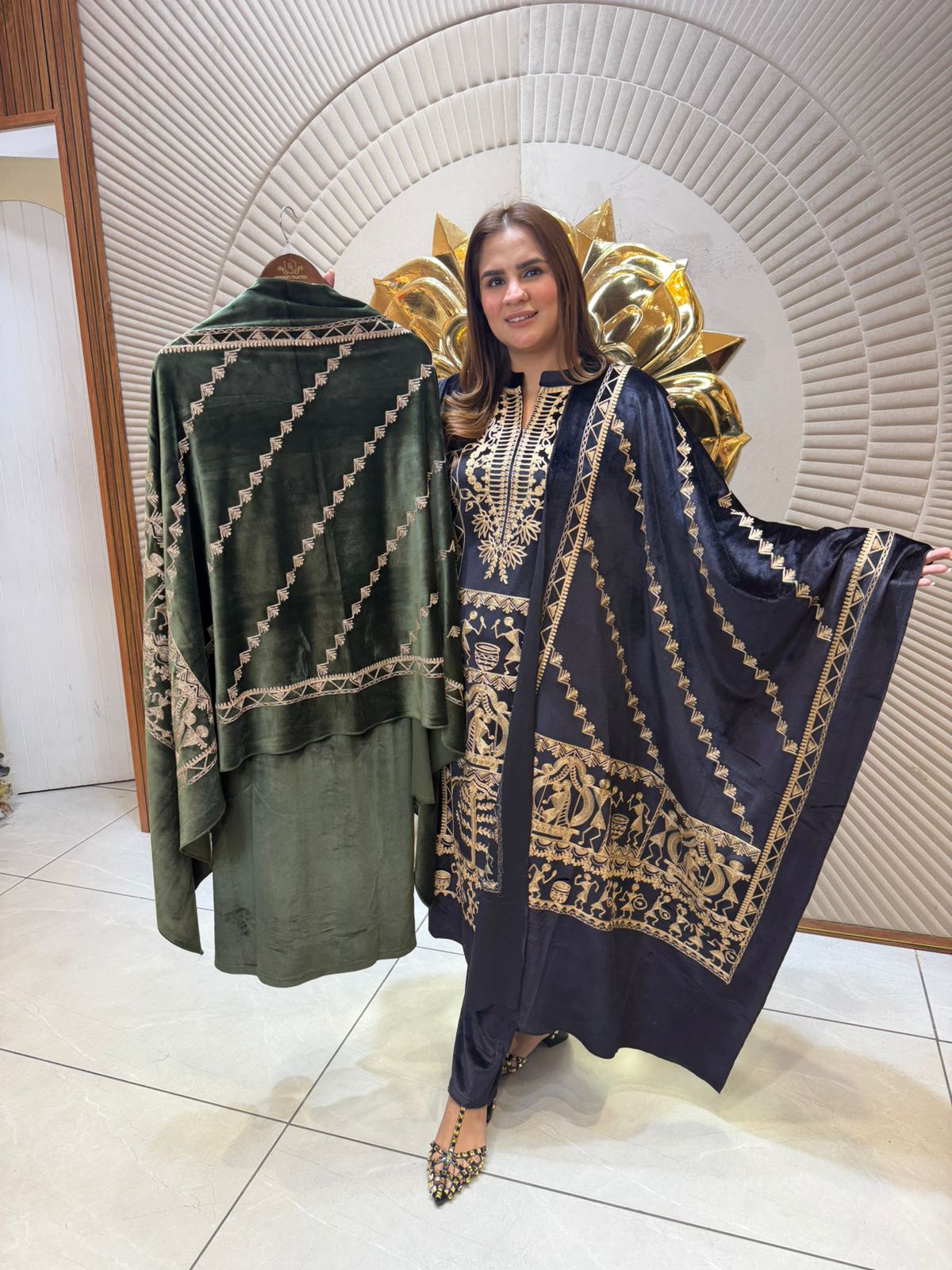 Beautiful Latest Woolen Suit PC2390