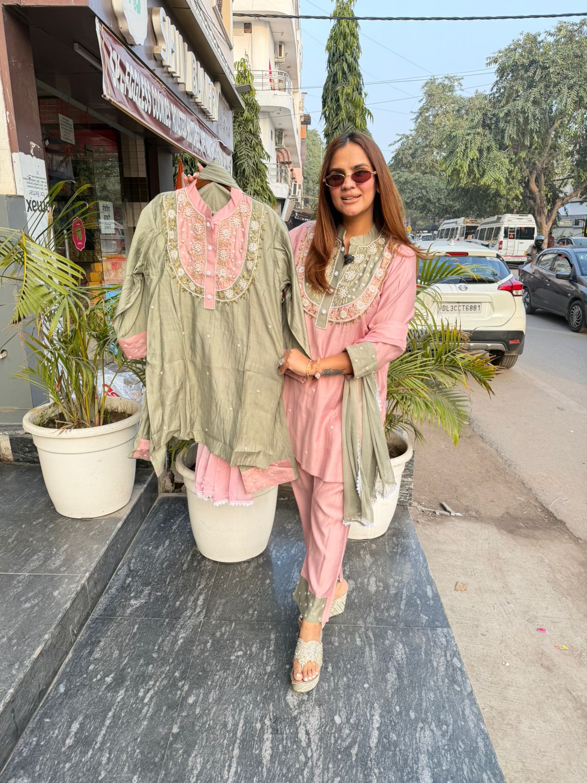 Elegant Partywear Suit With Dupatta PC2616