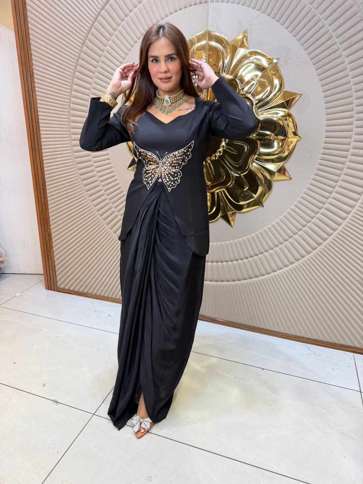 Elegant Butterfly Indo Western Dress PC2455 – PriyankasCollection