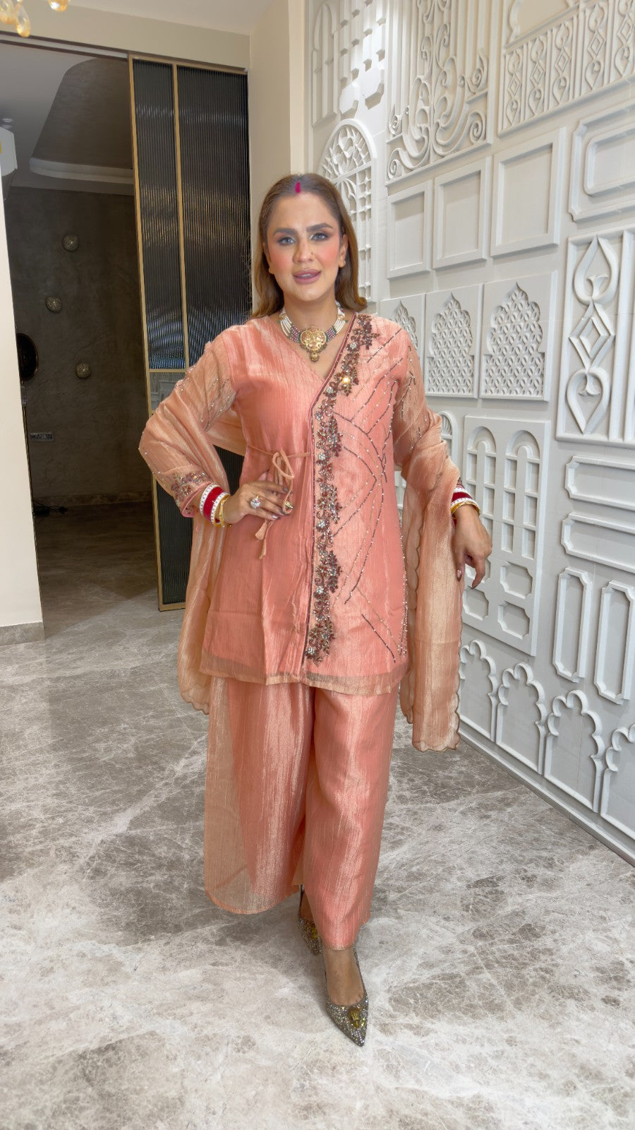 Beutiful elegant partywear suit pc3369