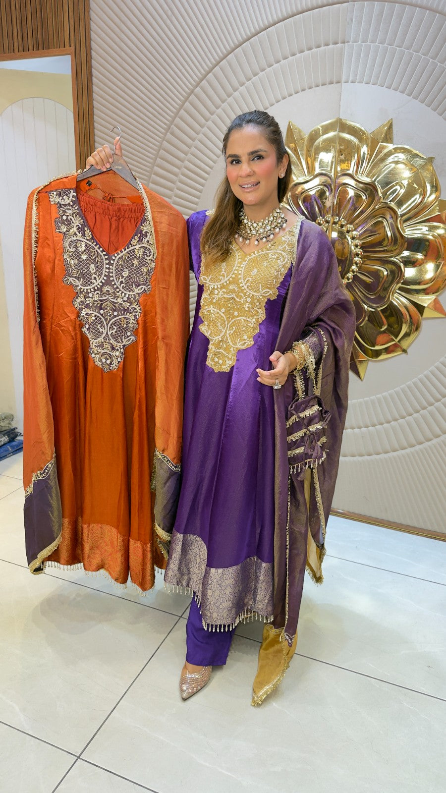 Beutiful elegant partywear suit pc3790