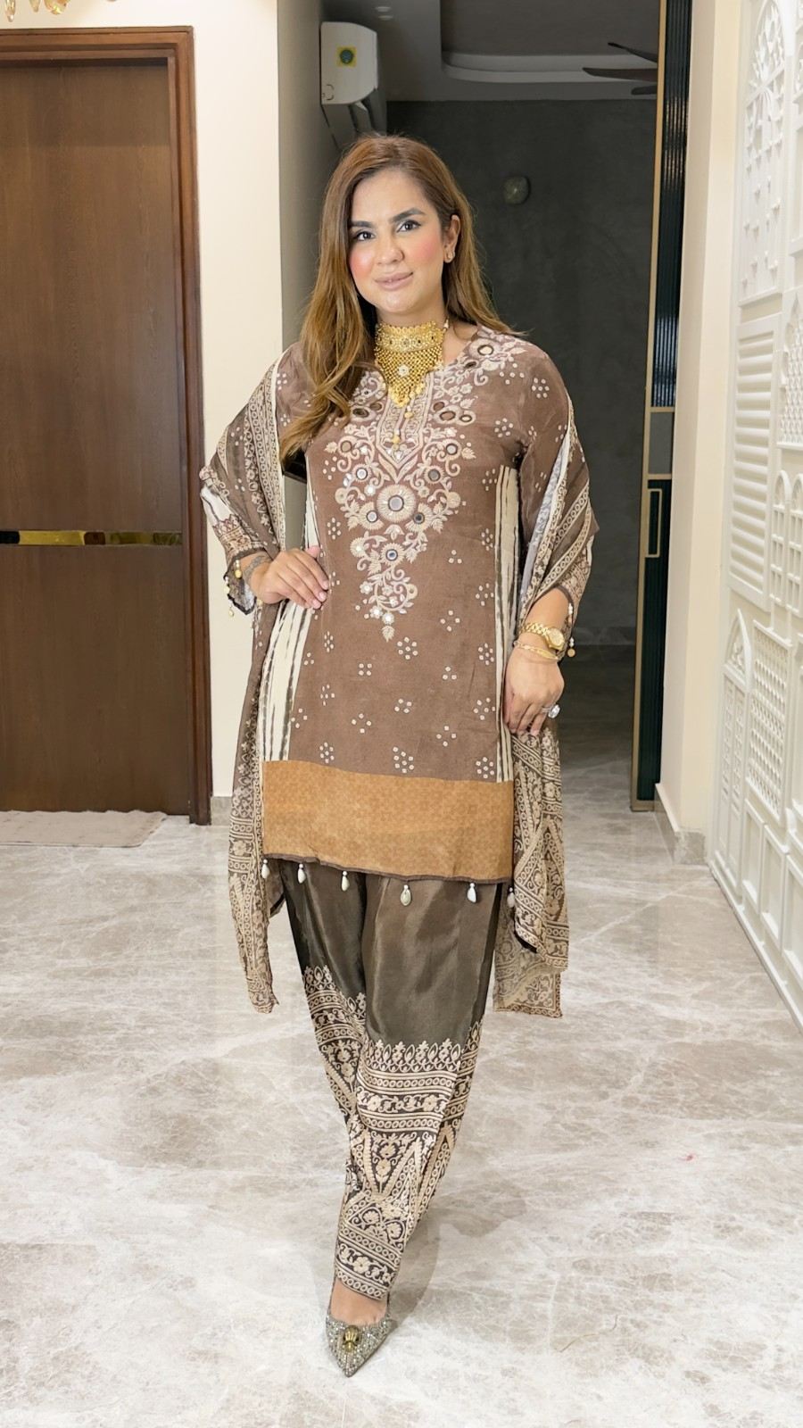Beautiful Digital Print Suit SetPC3755