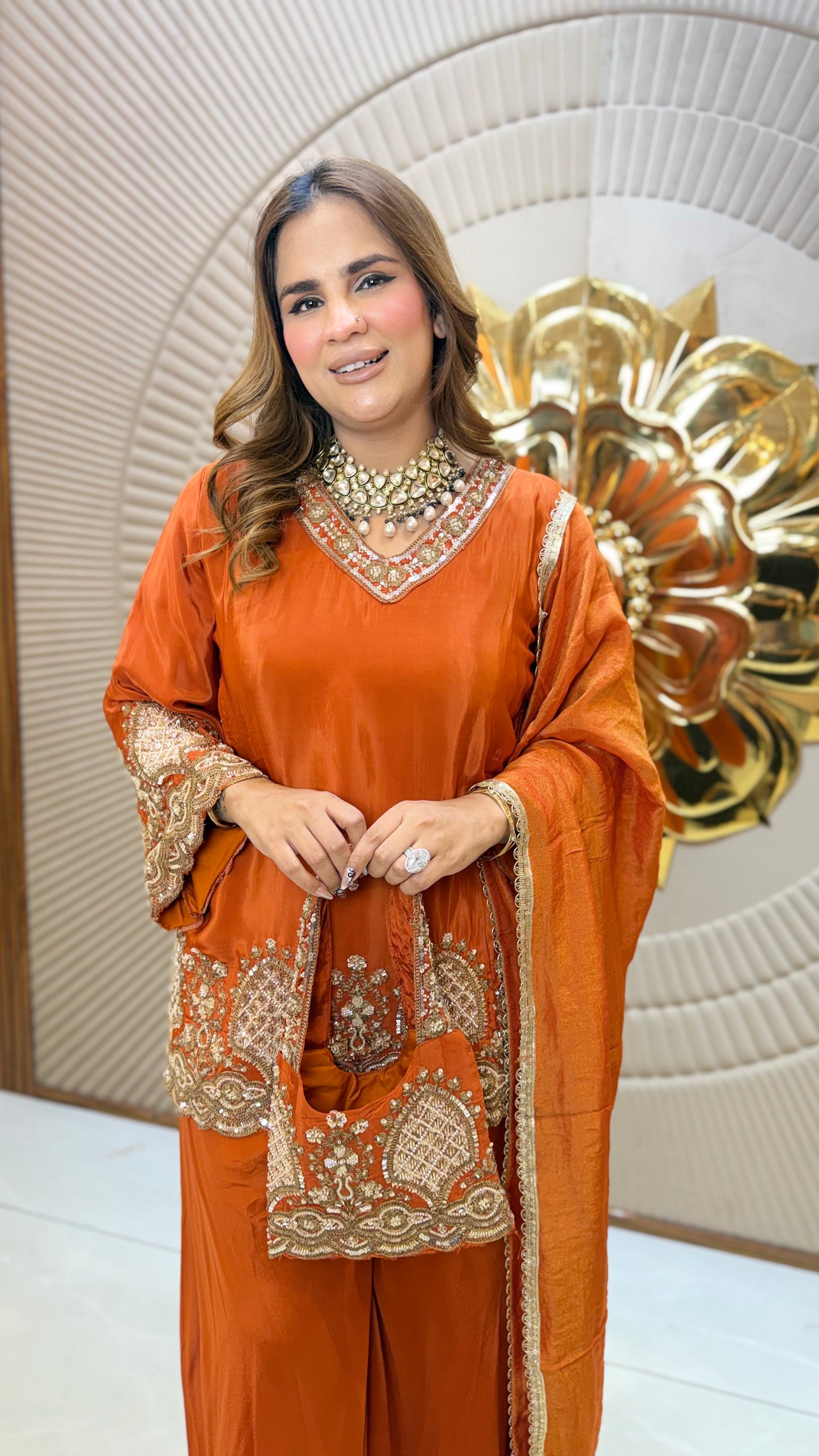 Beautiful elegant partywear suit pc3670