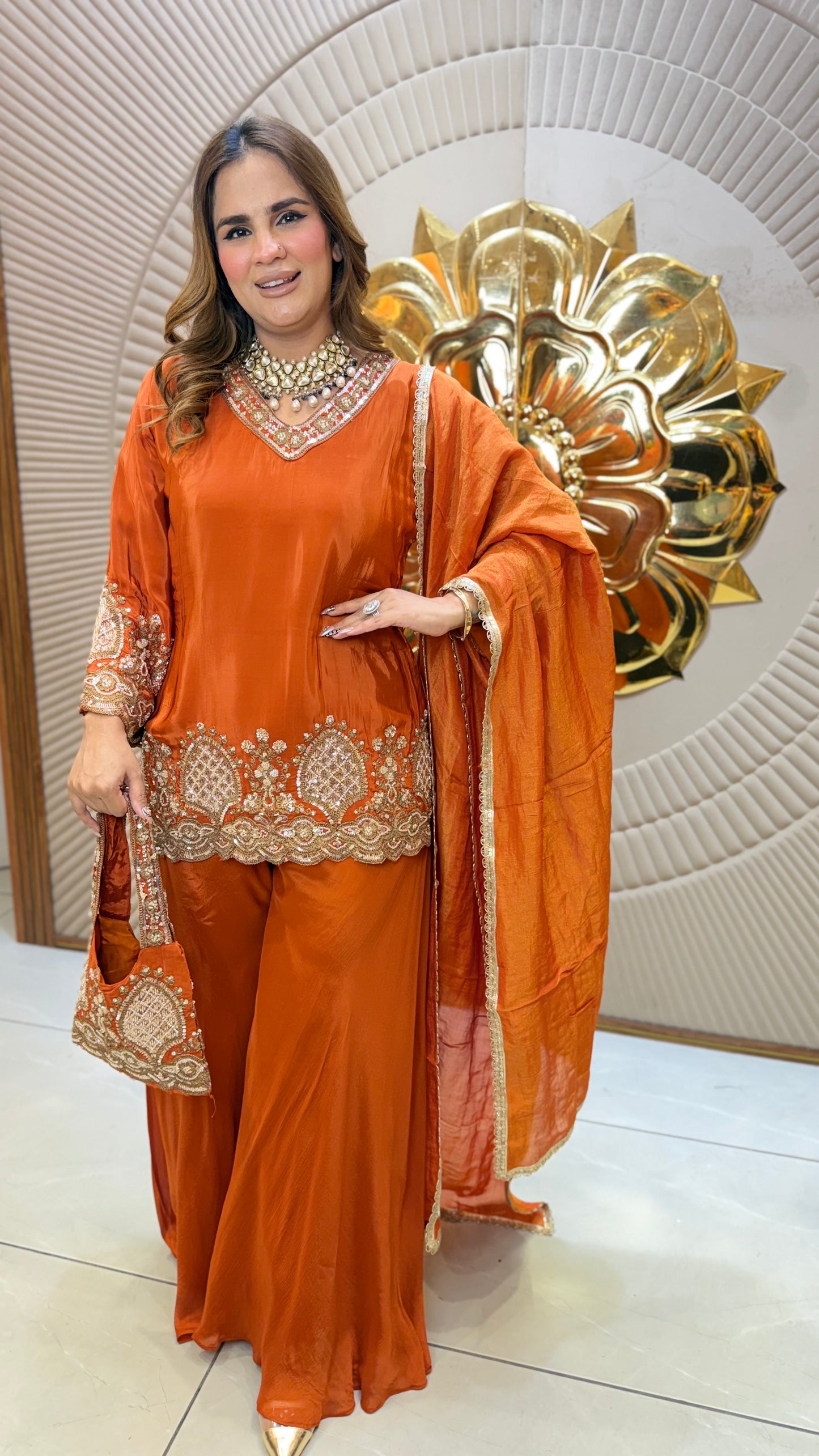 Beautiful elegant partywear suit pc3670