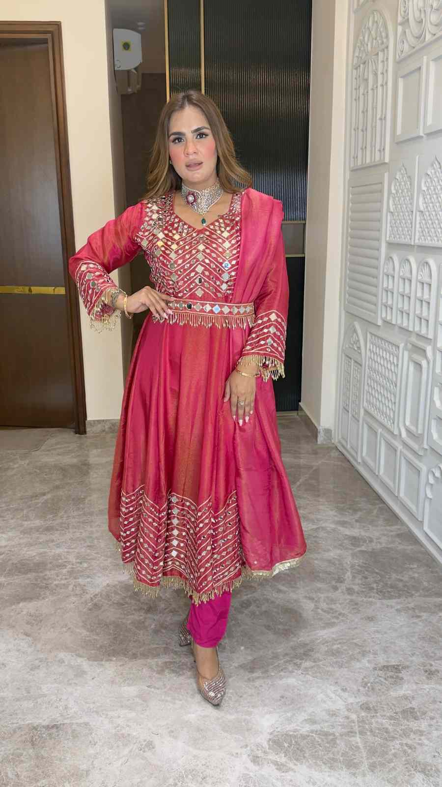 Beutiful elegant partywear suit pc3768