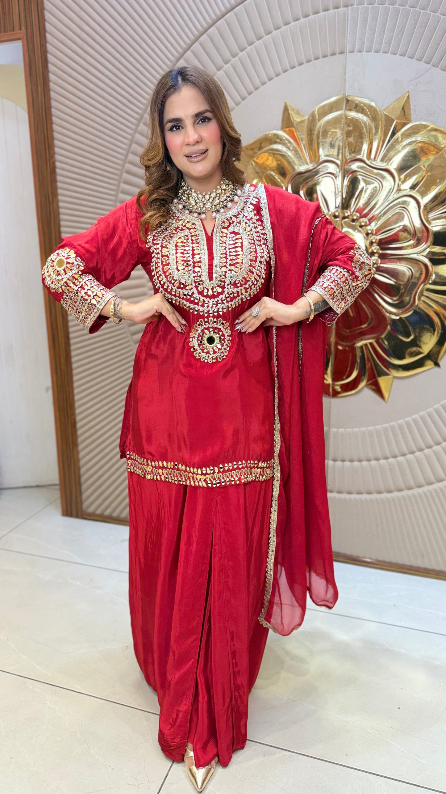 Beutiful elegant partywear suit pc3664