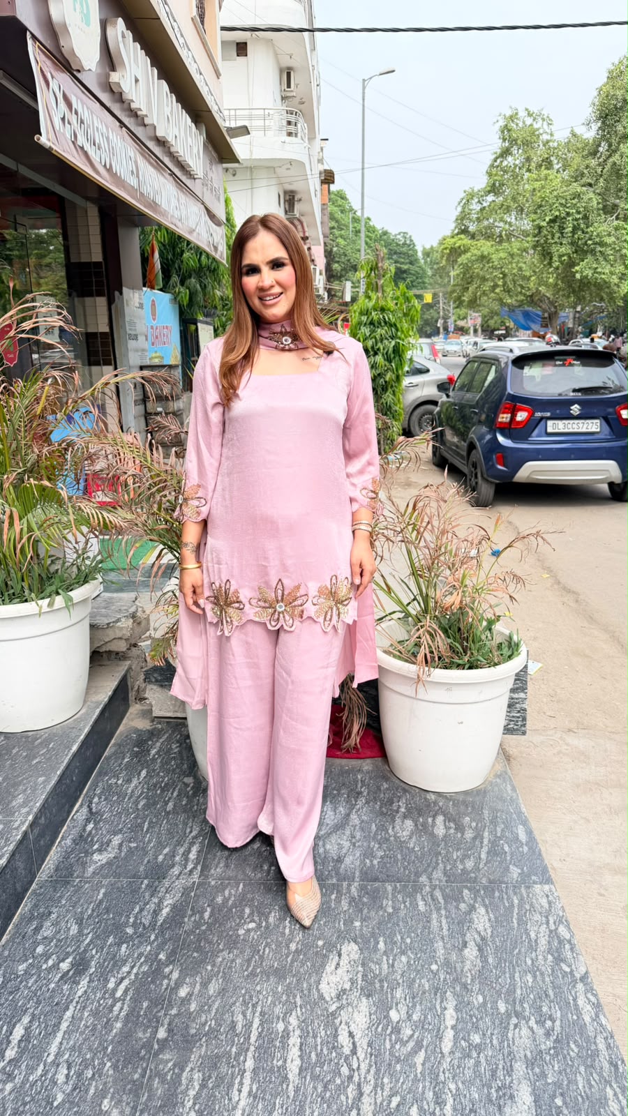 Beutiful elegant partywear suit pc3361