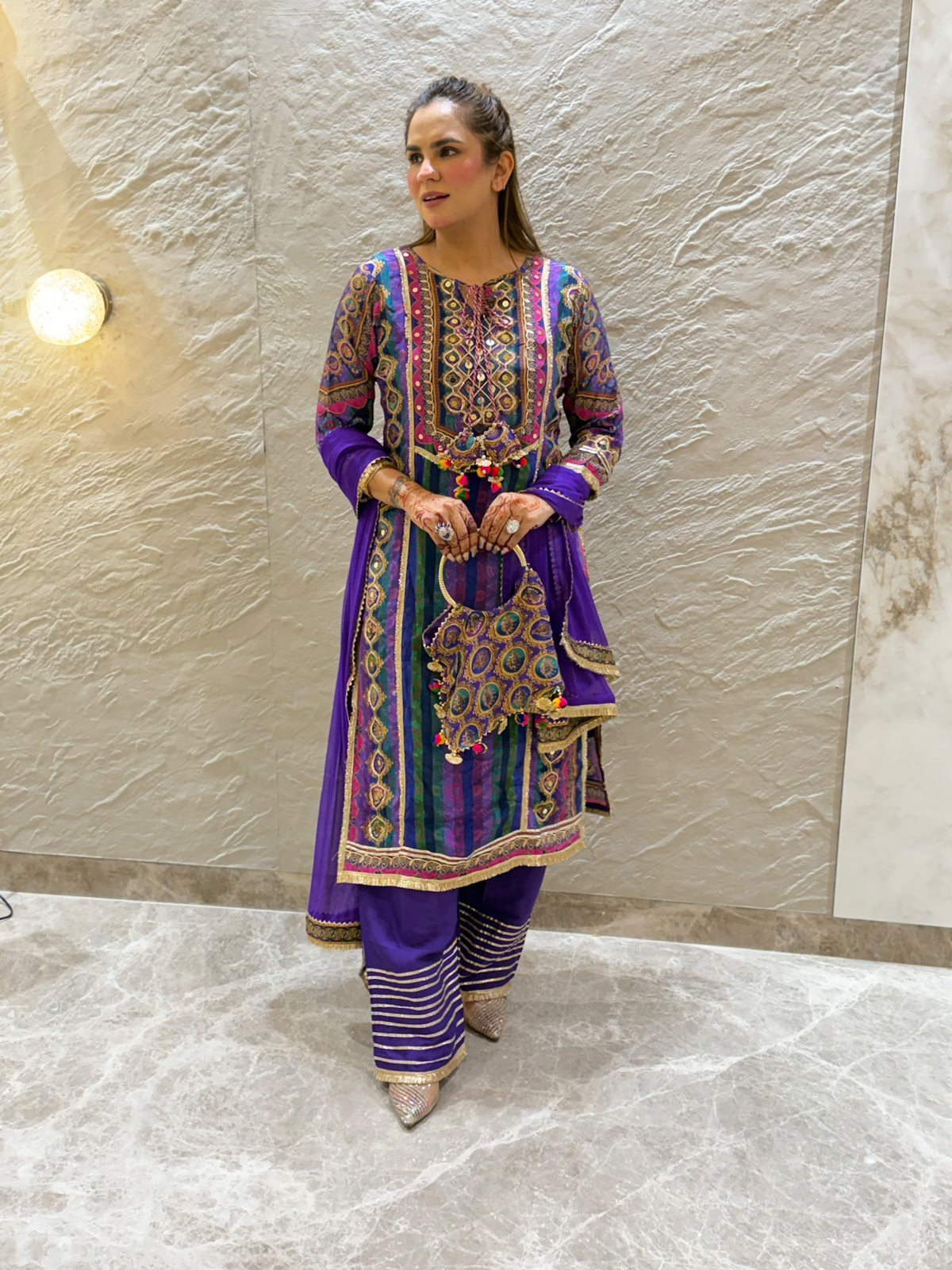 Beutiful elegant partywear suit pc3146