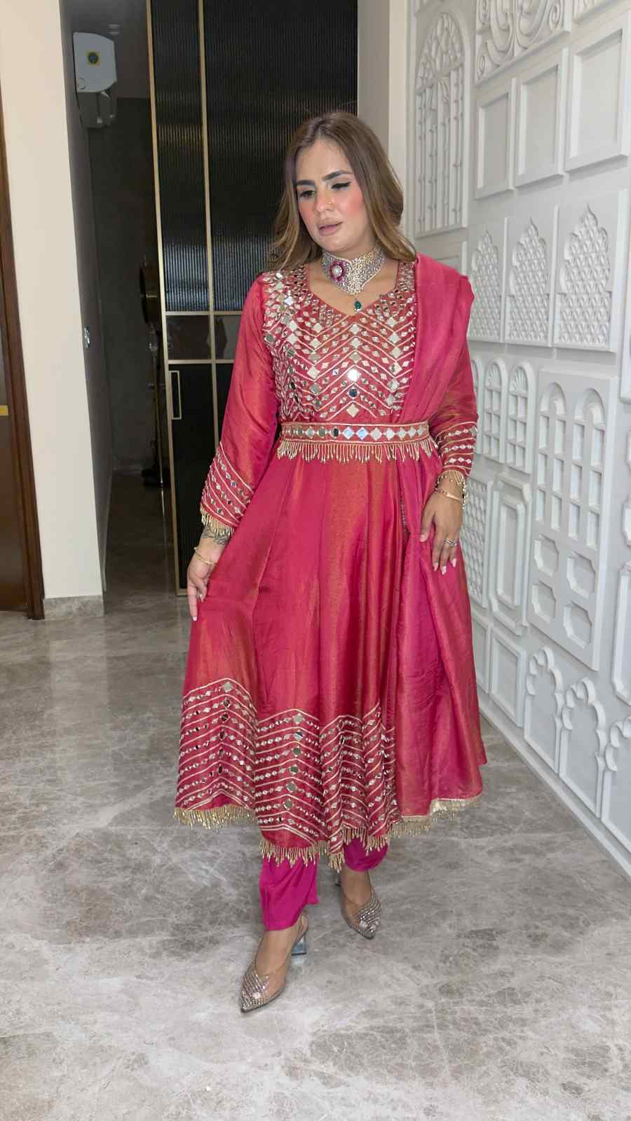 Beutiful elegant partywear suit pc3768