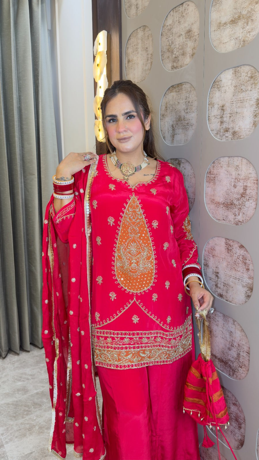 Beutiful elegant partywear suit pc3357