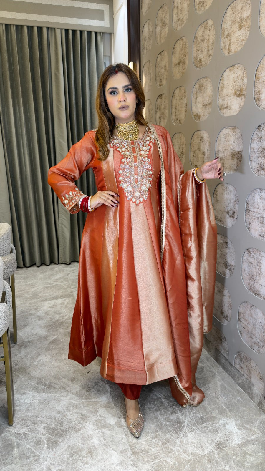 Beutiful elegant partywear suit pc3405