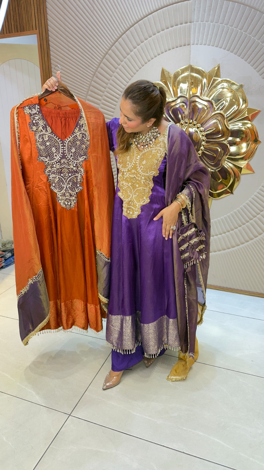 Beutiful elegant partywear suit pc3790