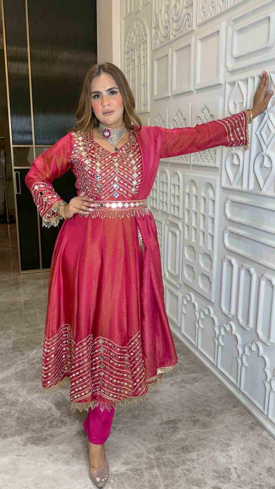 Beutiful elegant partywear suit pc3768