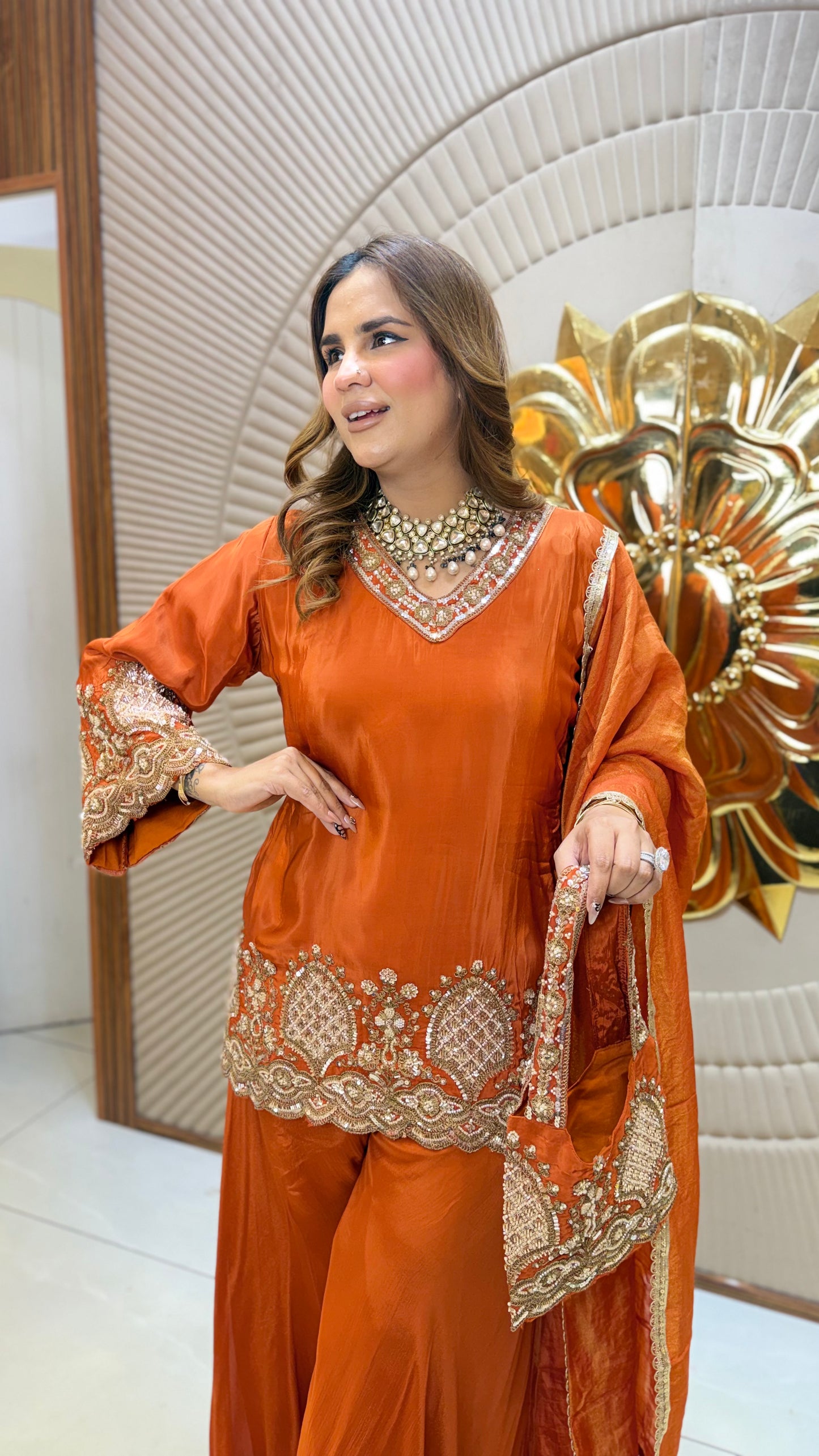 Beautiful elegant partywear suit pc3670