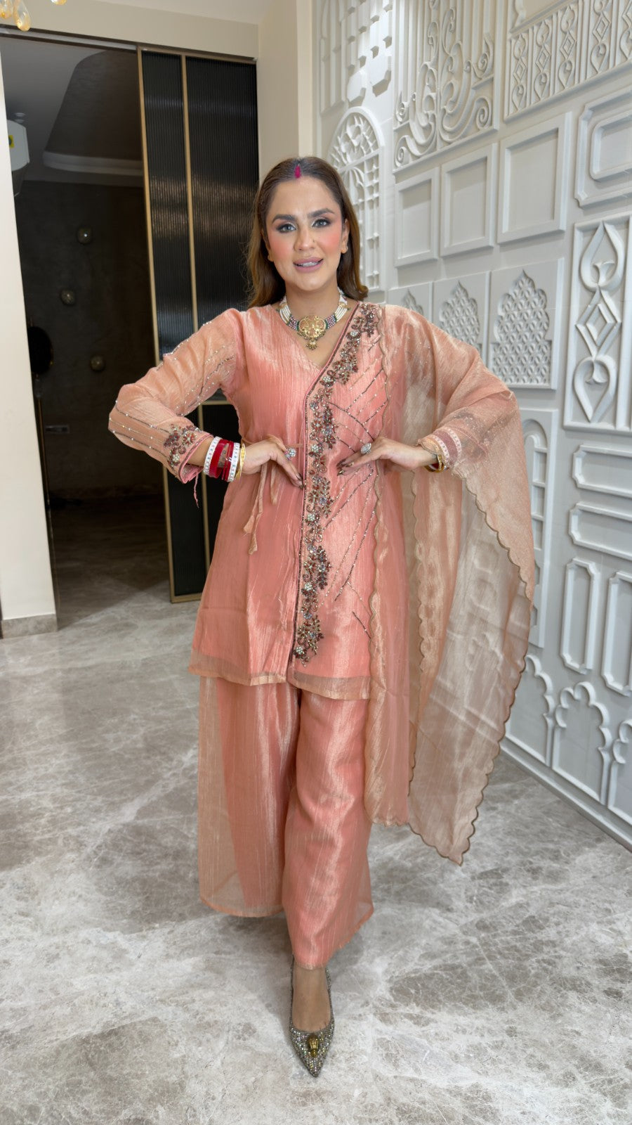 Beutiful elegant partywear suit pc3369