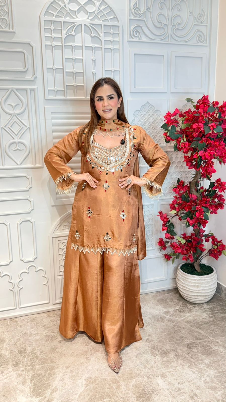 Beutiful elegant partywear suit pc3585
