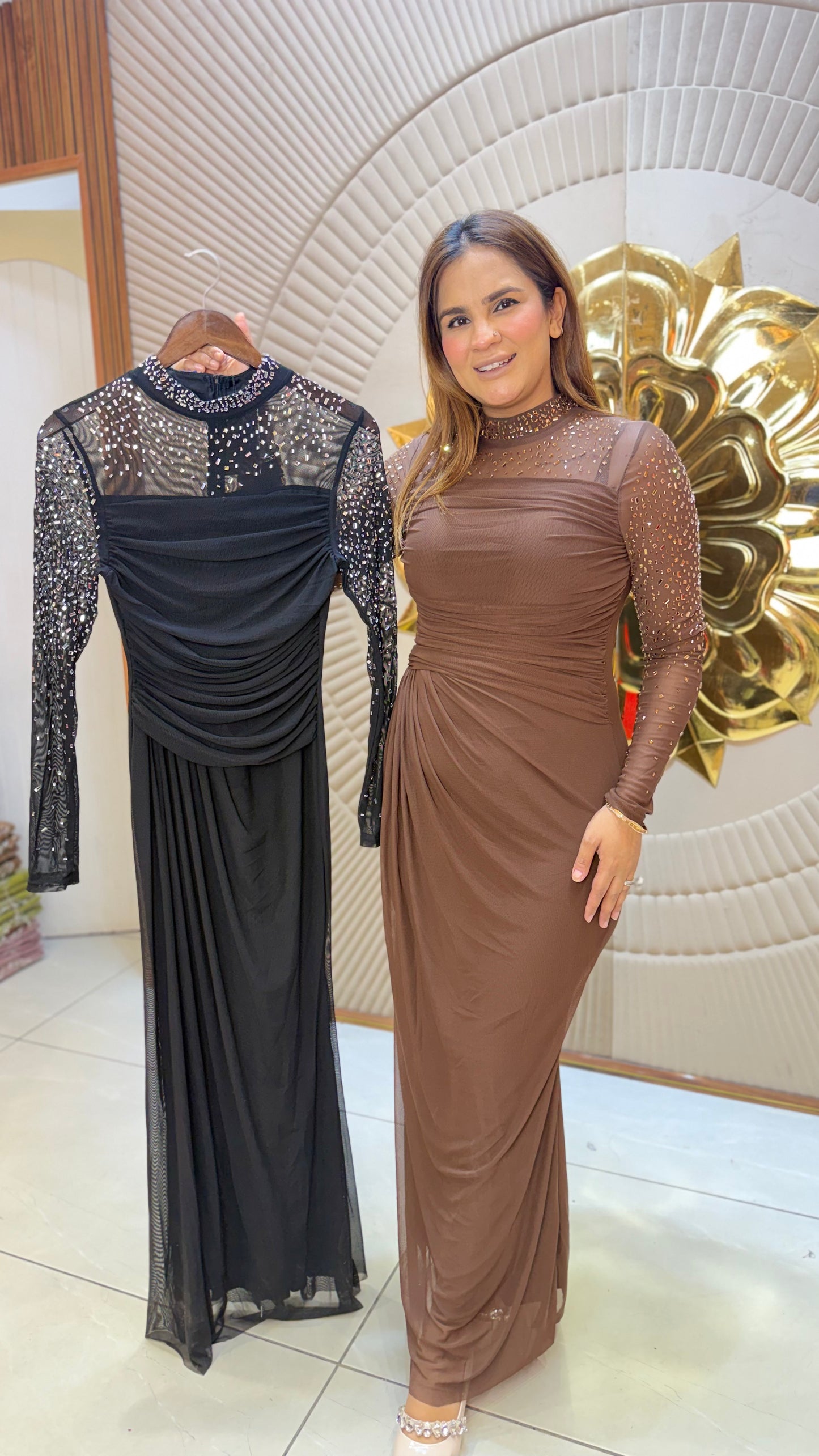 Beutiful elegant partywear dress pc3661