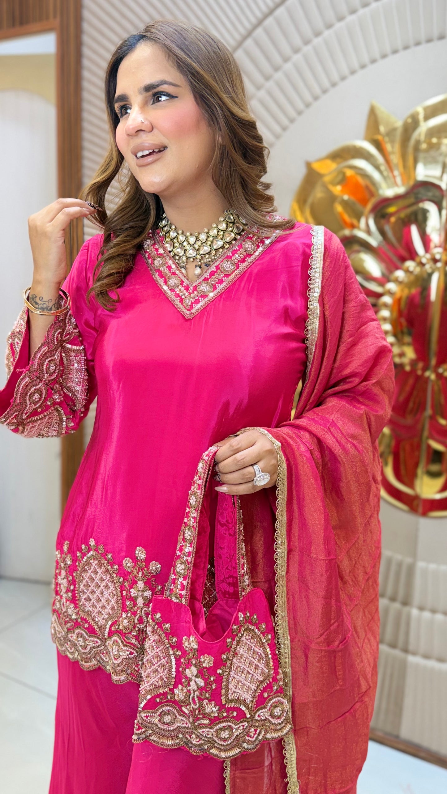 Beautiful elegant partywear suit pc3670