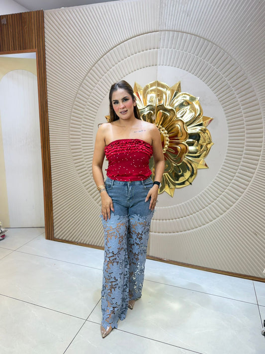 Beutiful elegant paetywear top pc8191