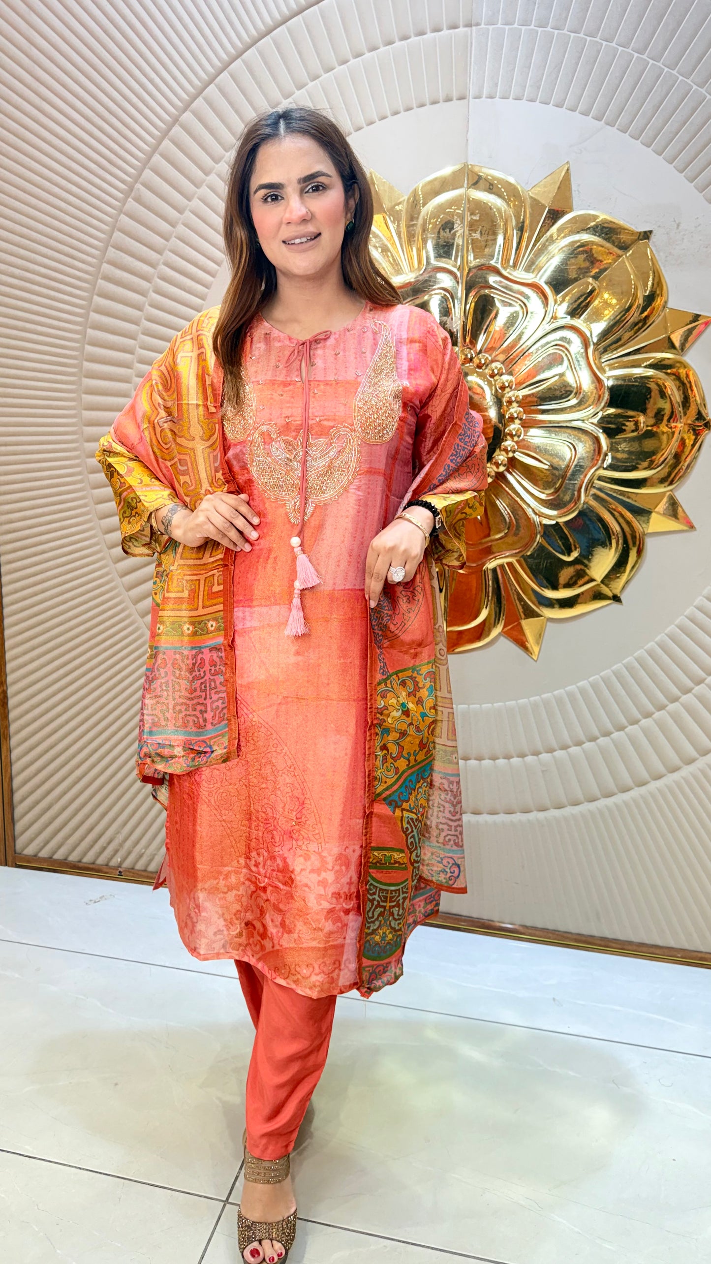 Beutiful elegant partywear suit pc3626