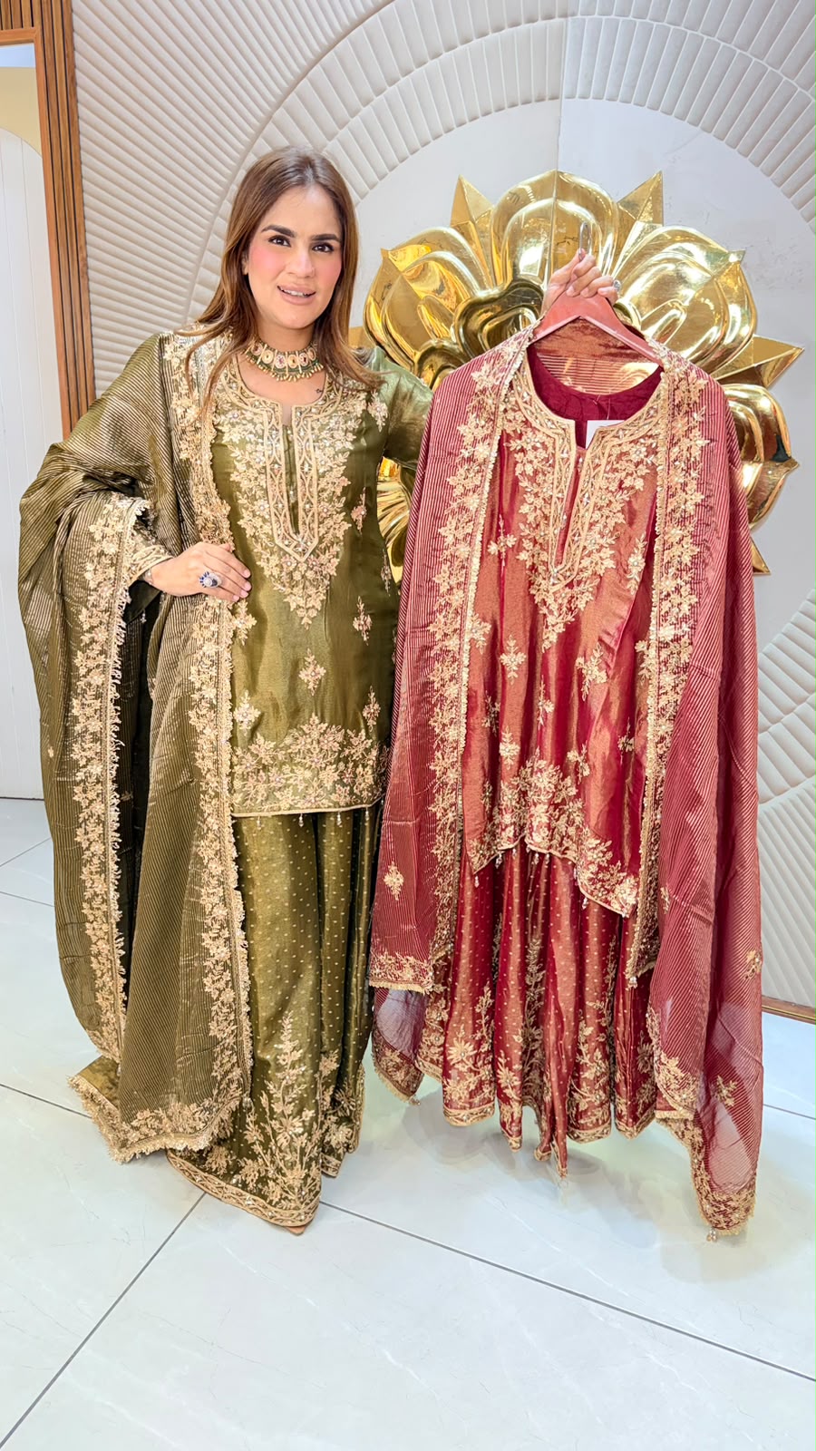 Beutiful elegant partywear suit pc3397