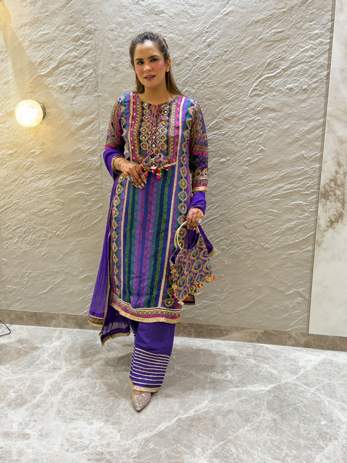 Beutiful elegant partywear suit pc3146