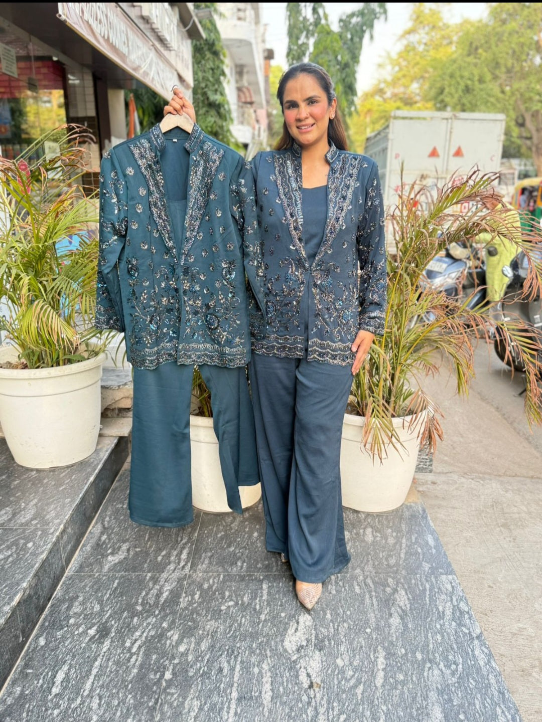 Beutiful elegant partywear 3pc set pc3089