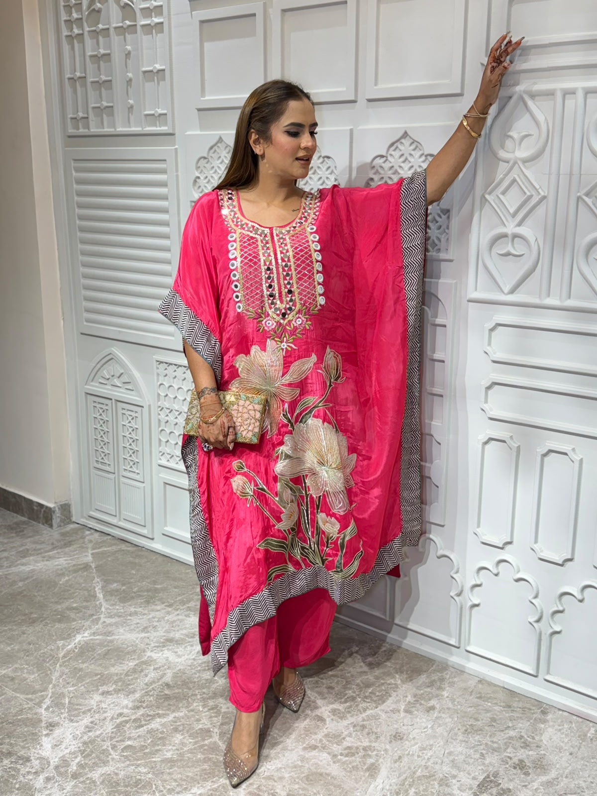 Beutiful elegant partywear kaftan pc3153
