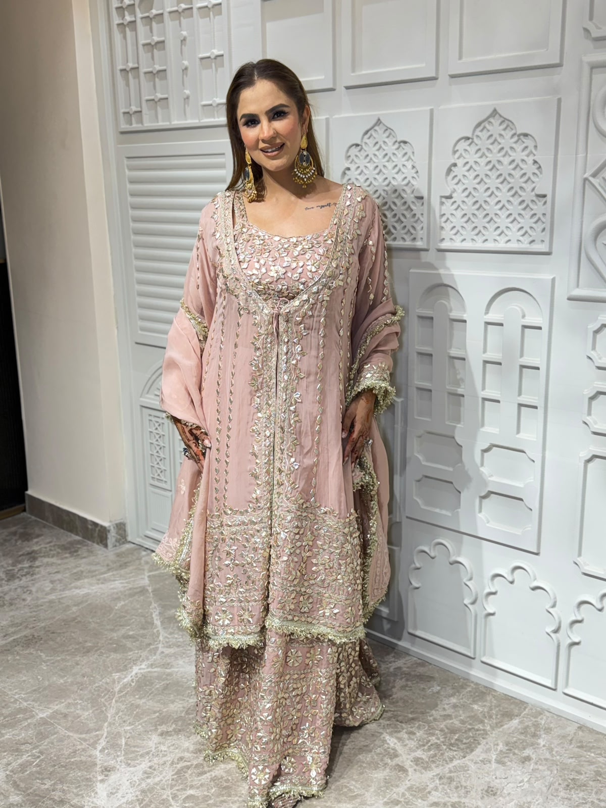 Beutiful elegant partywear suit pc3154