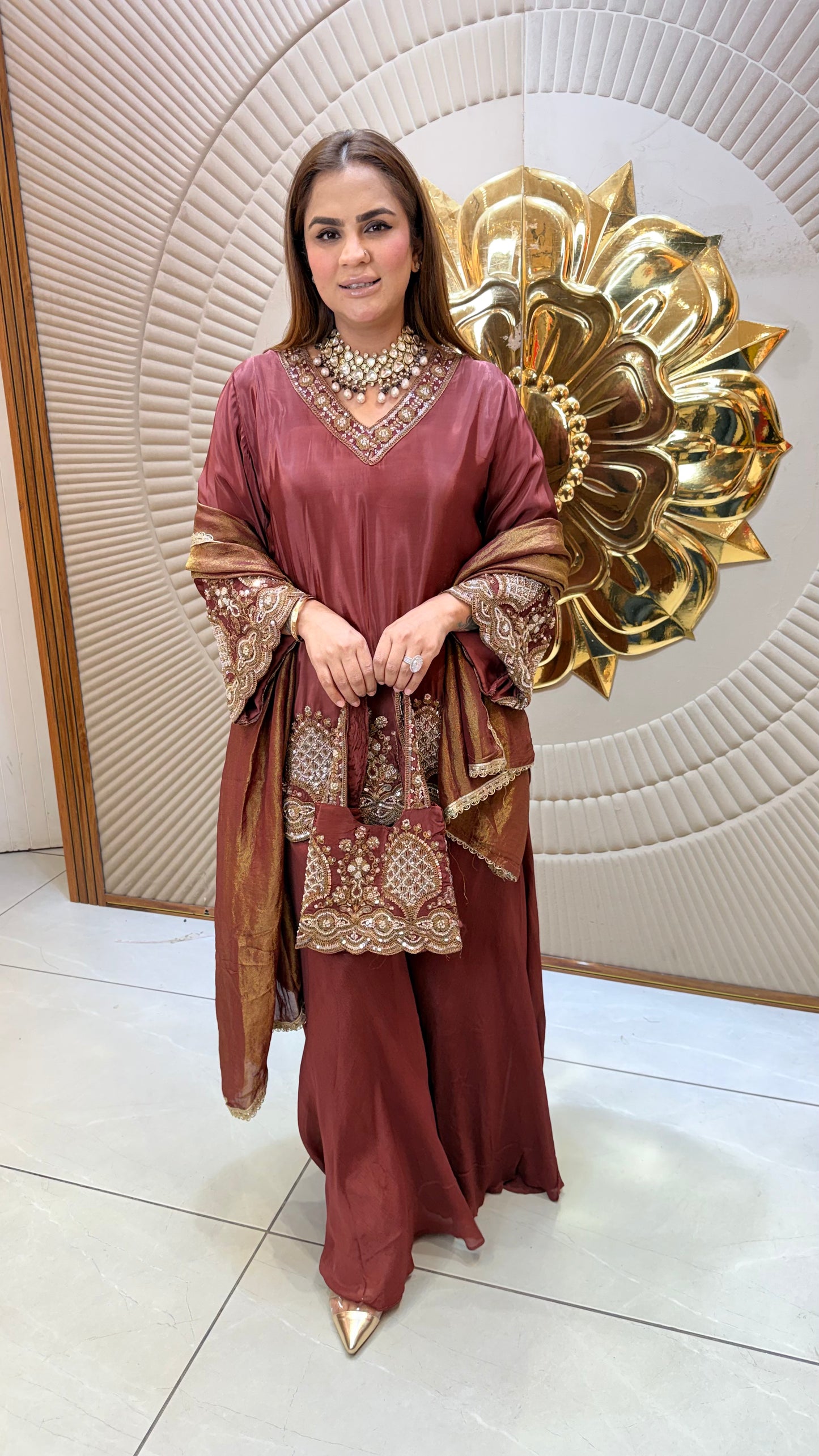 Beutiful elegant partywear suit pc3717