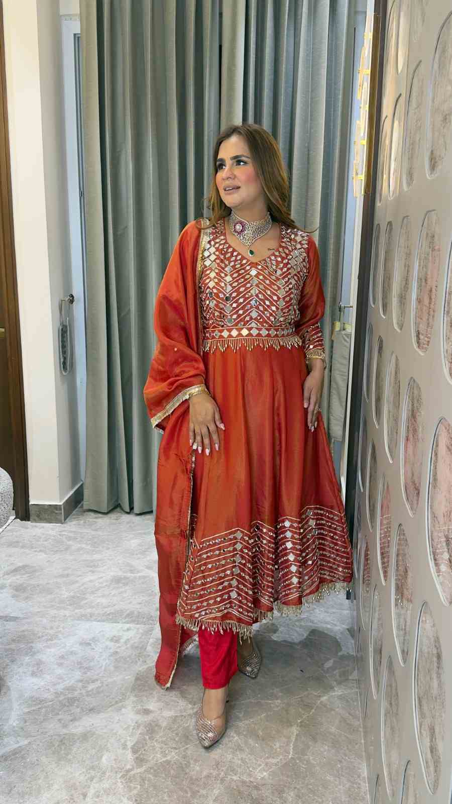 Beutiful elegant partywear suit pc3768