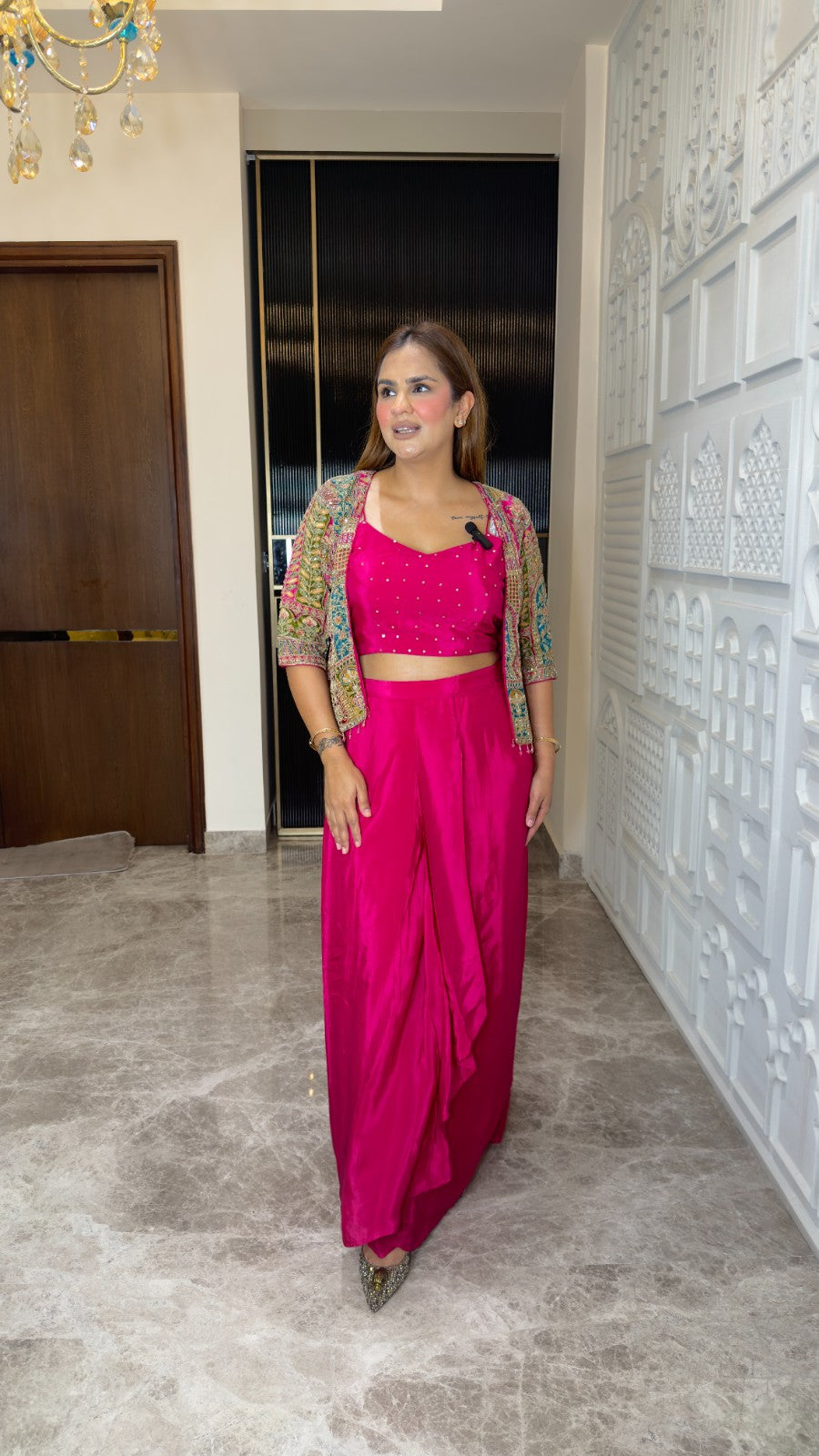 Beutiful elegant Embroidered 3 pc set pc3799