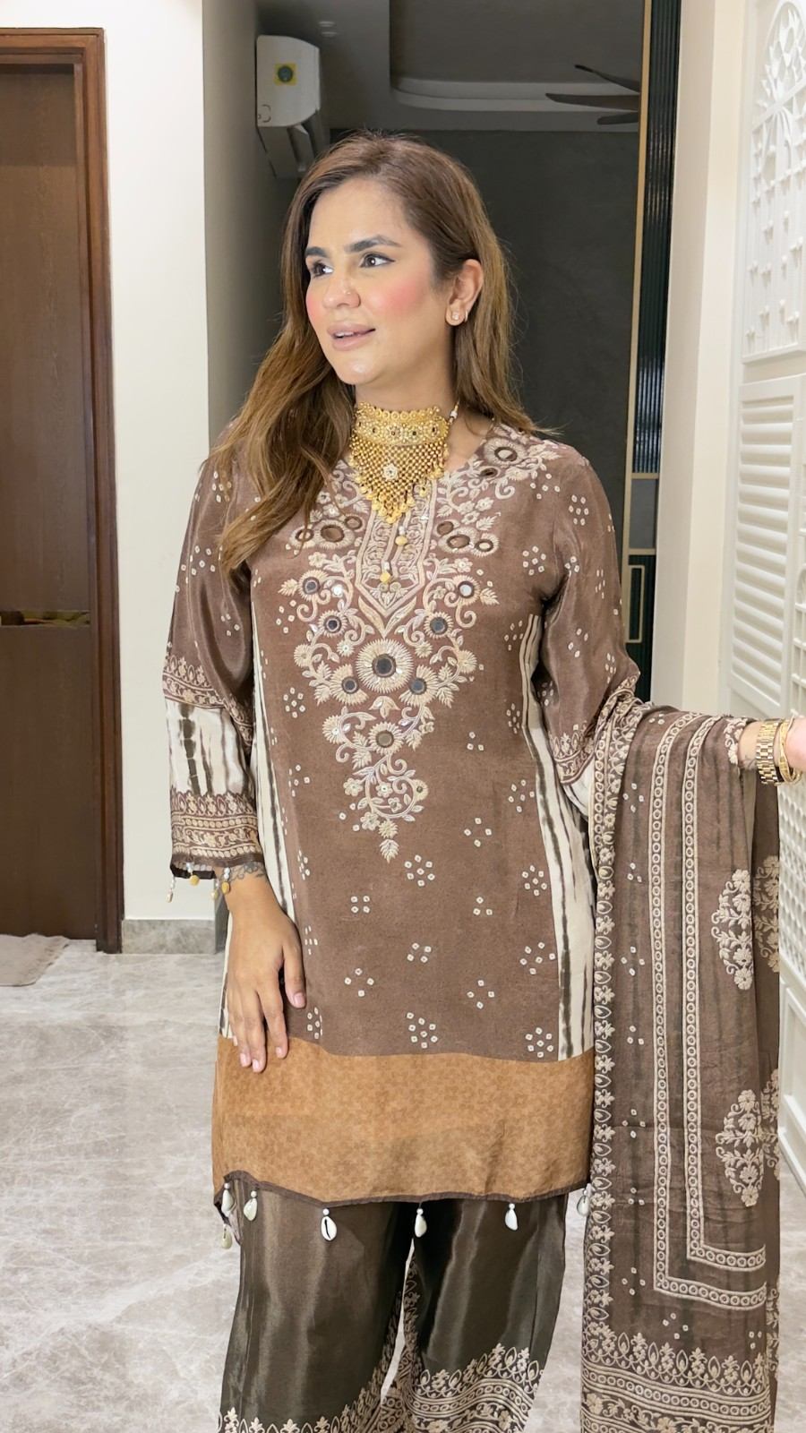 Beautiful Digital Print Suit SetPC3755