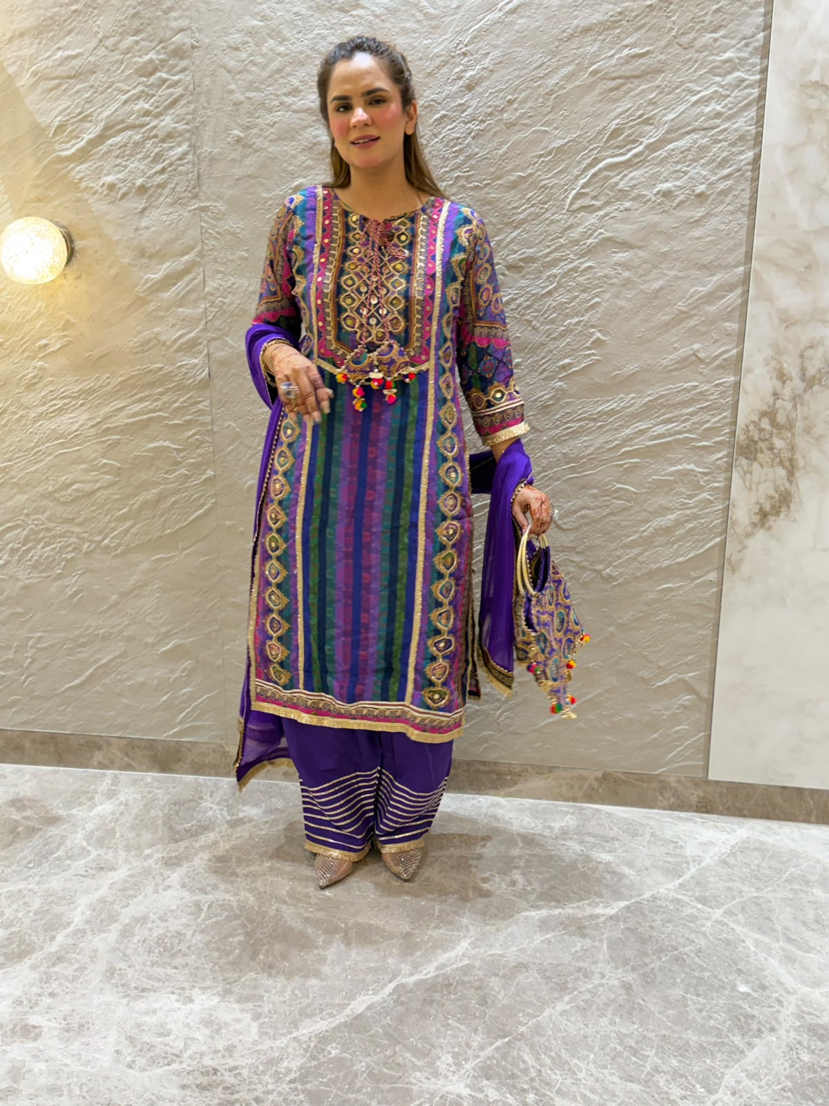 Beutiful elegant partywear suit pc3146