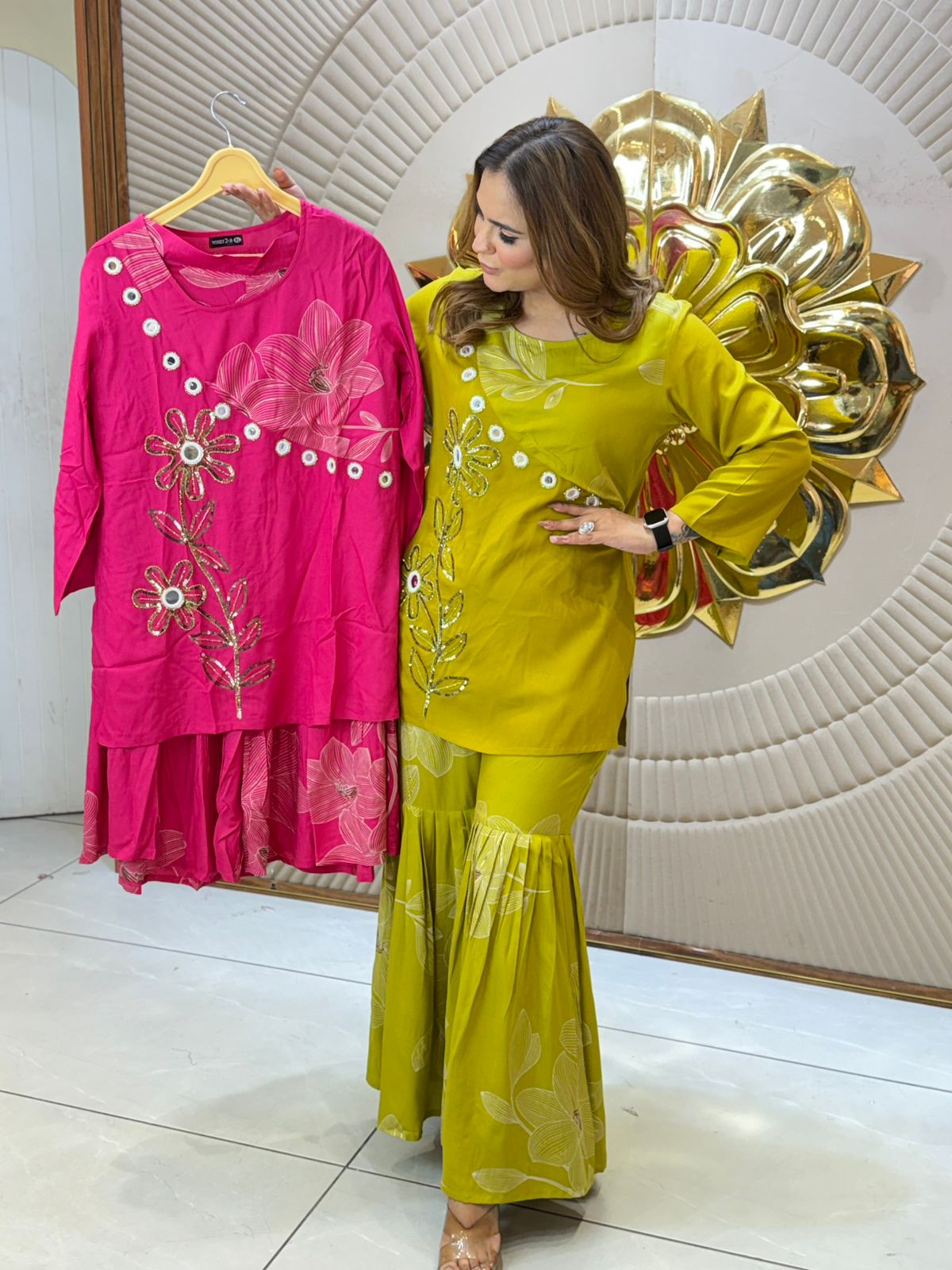 Beutiful elegant partywear cordset pc8186