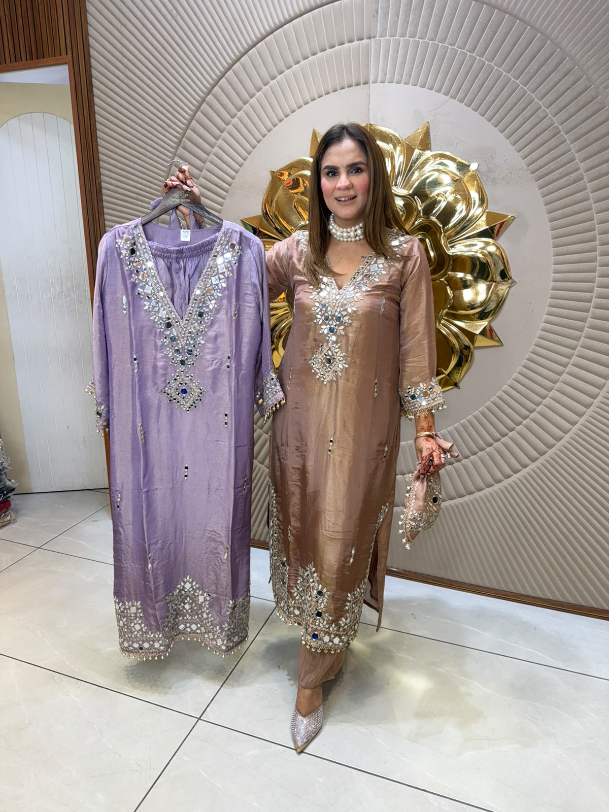 Beutiful elegant cordset with potli pc3126