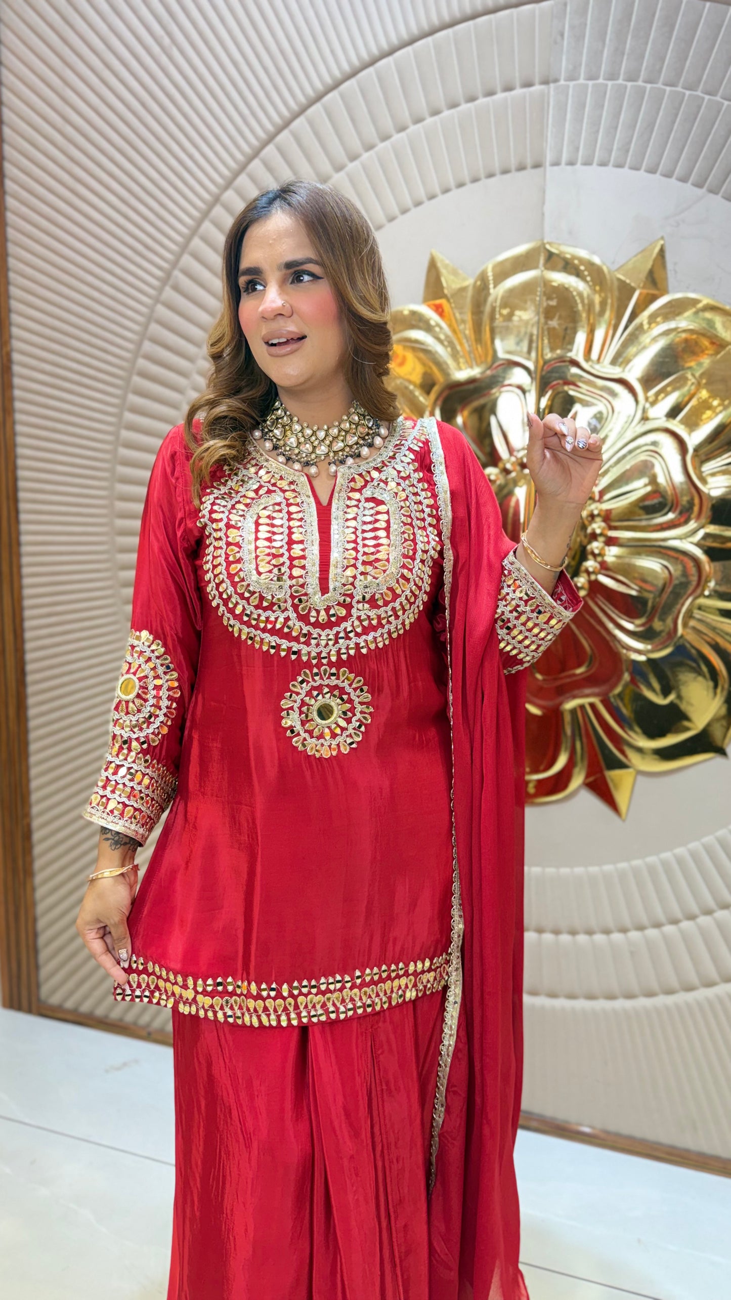 Beutiful elegant partywear suit pc3664