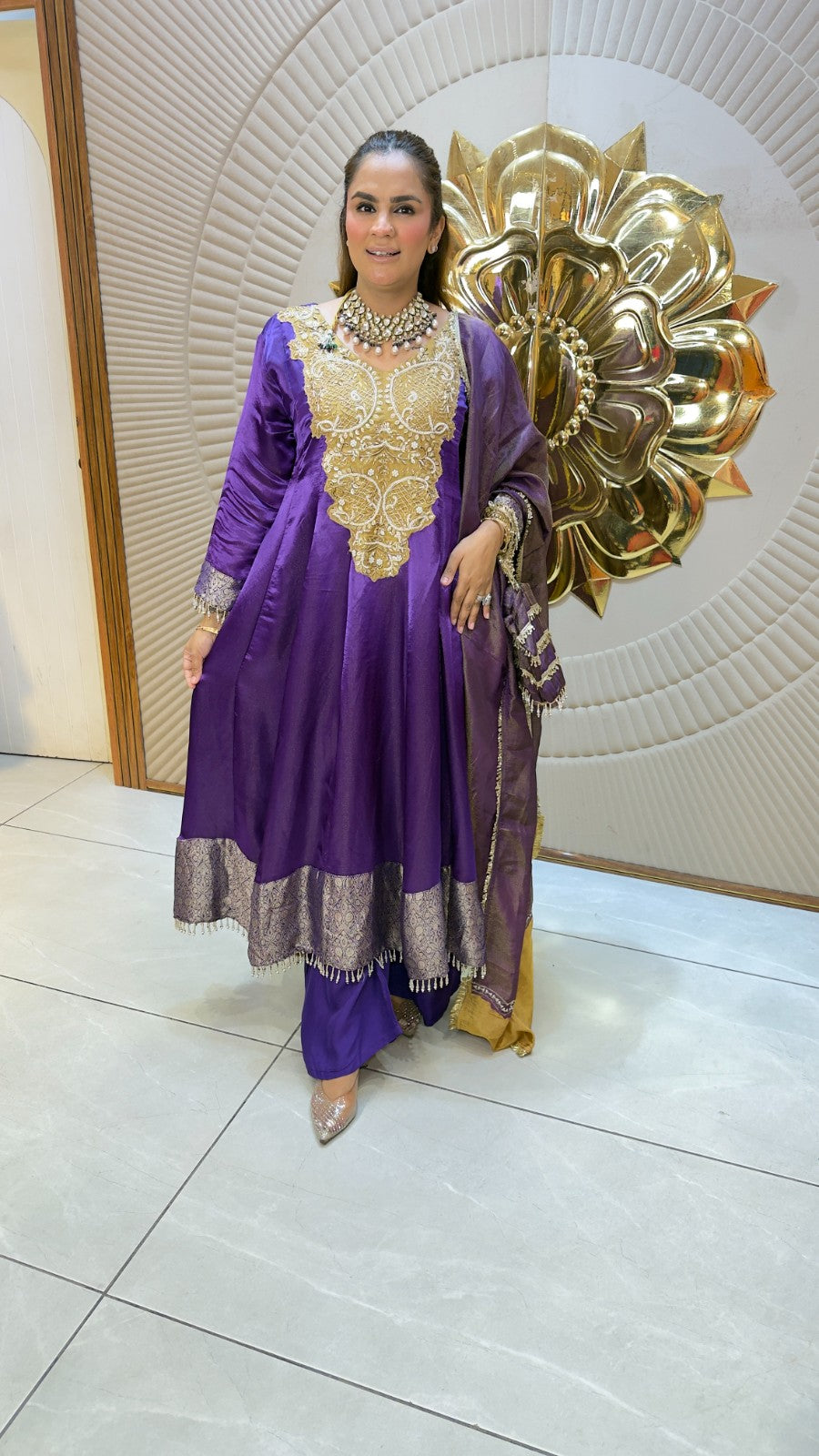 Beutiful elegant partywear suit pc3790