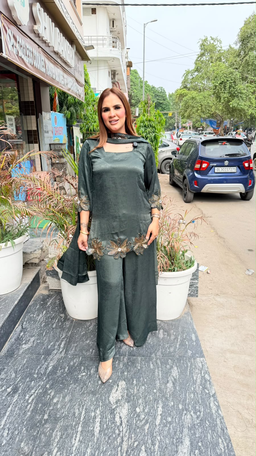 Beutiful elegant partywear suit pc3361