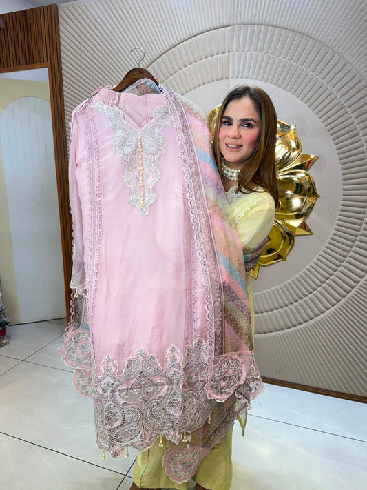 Beutiful elegant partywear suit pc3125