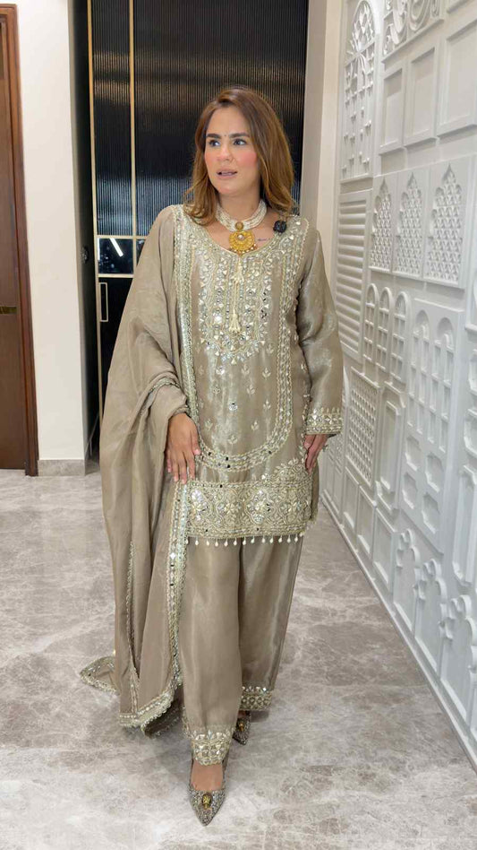 Beutiful elegant partywear suit pc3742