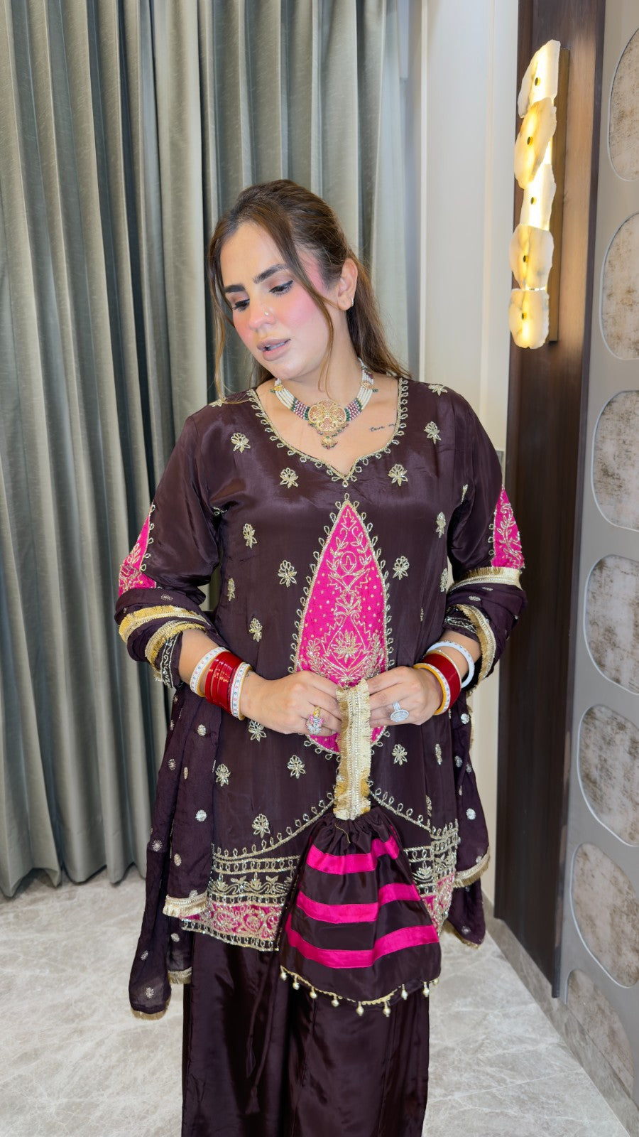Beutiful elegant partywear suit pc3357