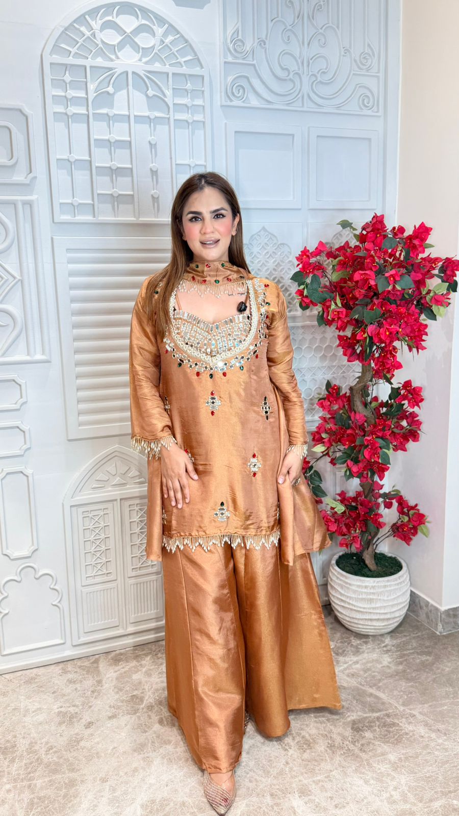 Beutiful elegant partywear suit pc3585